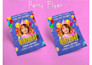 design birthday party, weddings, gym and concert flyers poster